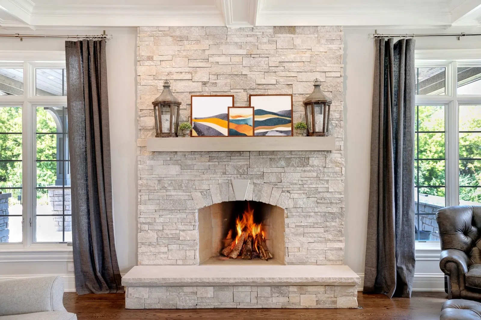 Fireplace Refacing vs Replacement
